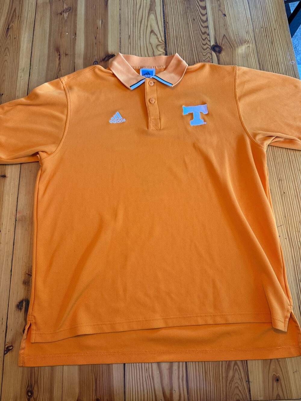 Adidas Tennessee Volunteers Polo Shirt Size L Orange